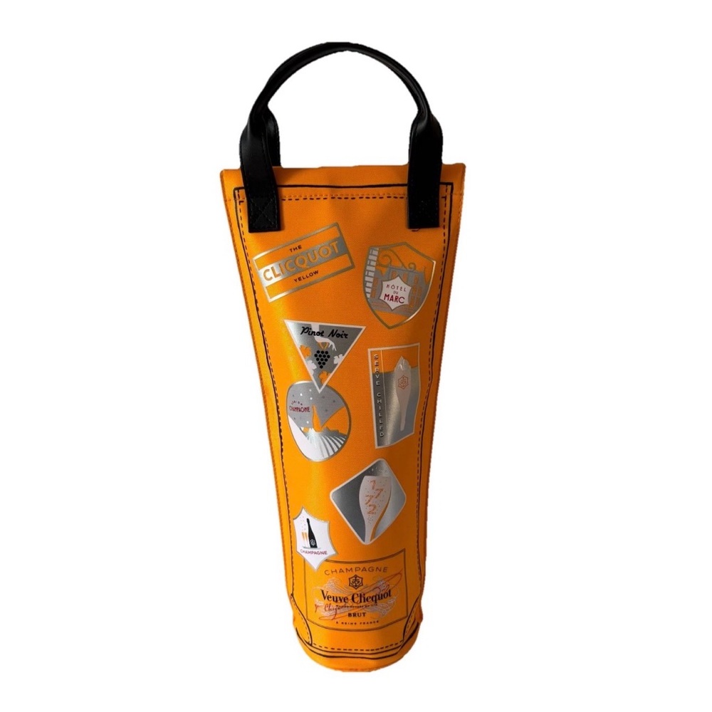 Veuve Clicquot Champagne Ice Jacket Bottle Cooler Bag Orange Pantone Valentine’s